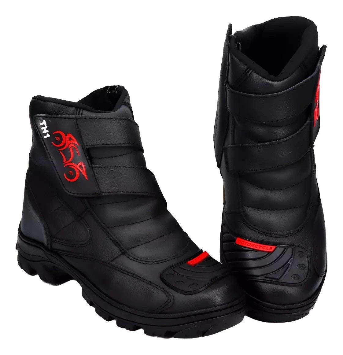 Kit Bota Ortopédica Vulkan com Cano Médio em 100% Couro Floater + BRINDES: Relógio Tático, Cinto e Carteira