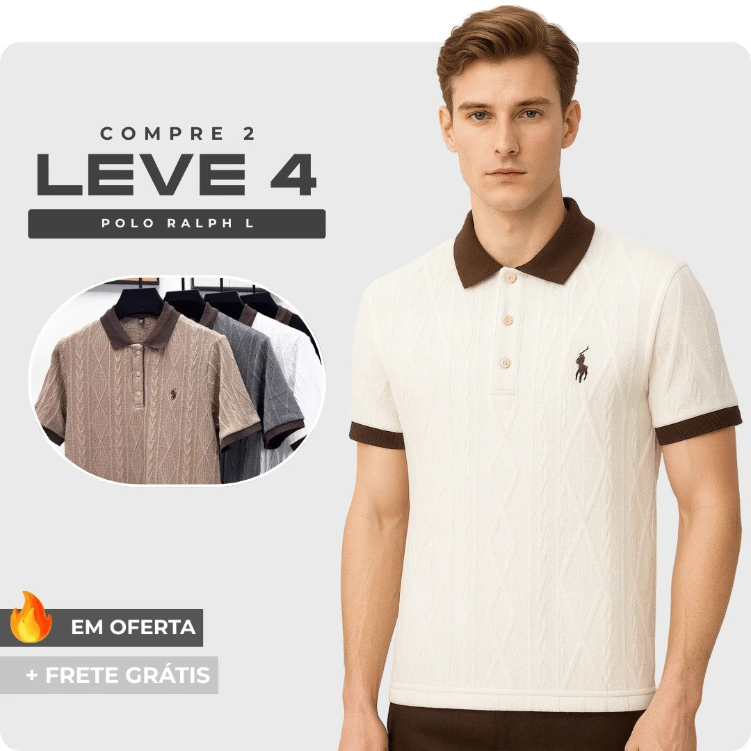 Compre 2 Leve 4 - Camisa Polo RL em Alto Relevo