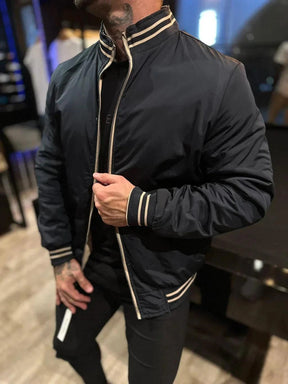 Kit 4 Calças Masculina em Sarja + 2 Jaquetas Premium Reversível Bege/Preta. Brinde Carteira + Relógio Exclusivo até Dia dos Pais