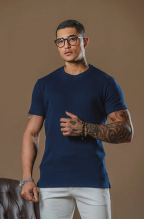 Kit com 5 Camisetas Texturizadas Malha Waffle Milano - Não amassa, não desbota e 0 transparência