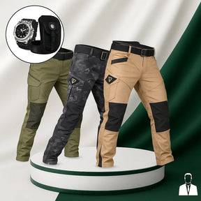 [Leve 3 Pague 2] Calça Militar Lionor em Tecido RipStop e Poliéster +BRINDES: Relógio Tático e Cinto Tático e Mini Bag