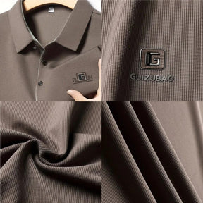 [Leve 5, Pague Só 3] Kit de Camisas Polo Masculinas Valder Premium em Seda Mulberry, Poliéster e Elastano