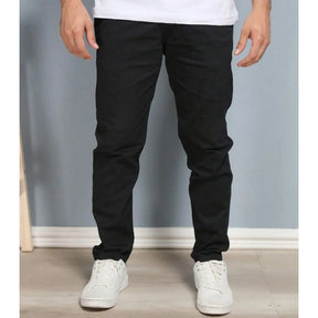 Pague 2 Leve 4 - Calça Masculina Reta em Sarja + Brinde: Carteira Minimalista